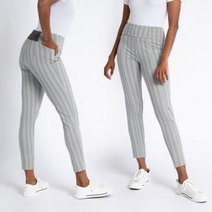 Betabrand Gray Skinny-Leg Pants